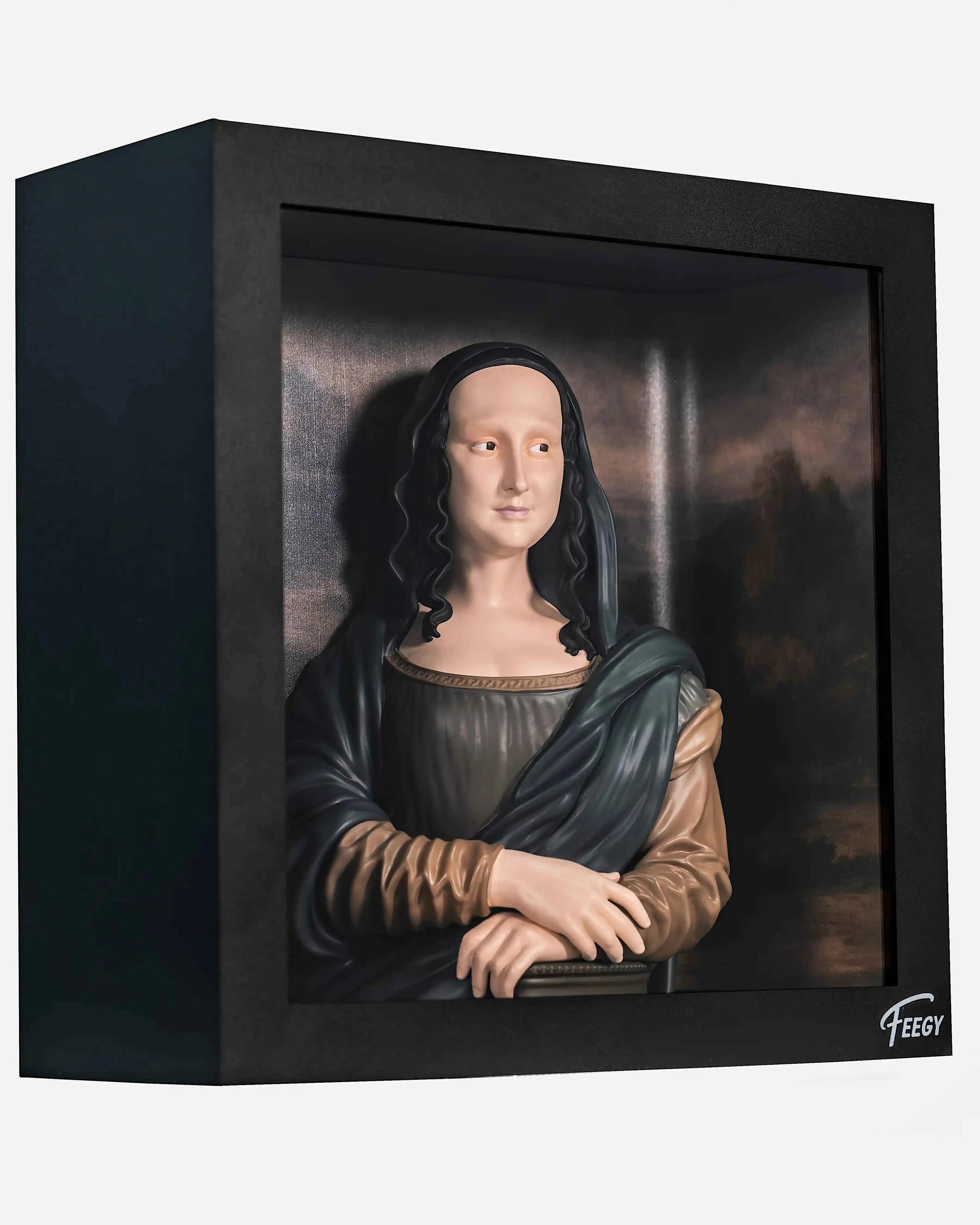 Coffret collector Mona Lisa avec certificat d'authenticité