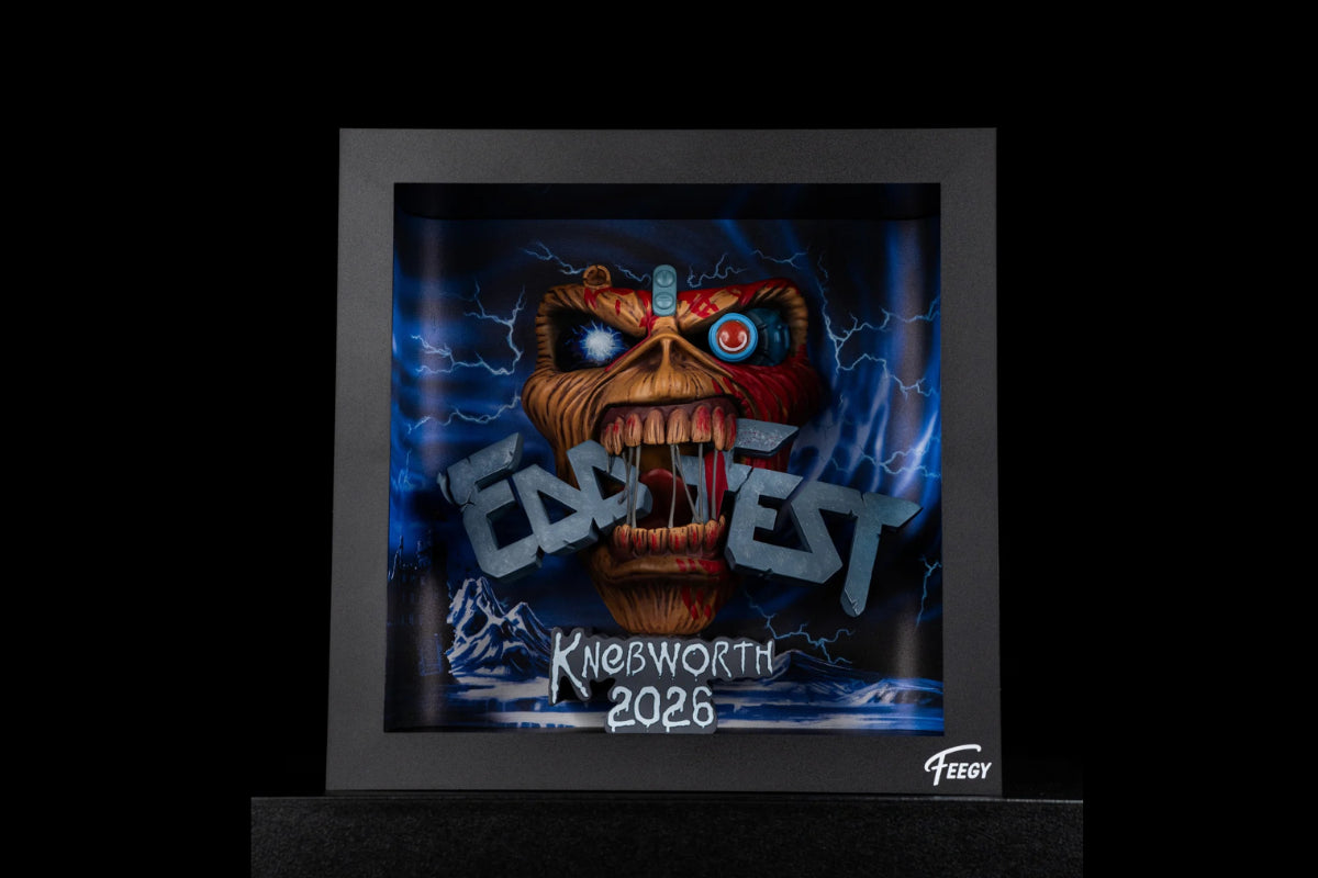 Coffret Eddfest 2026 Iron Maiden, vue rapprochée
