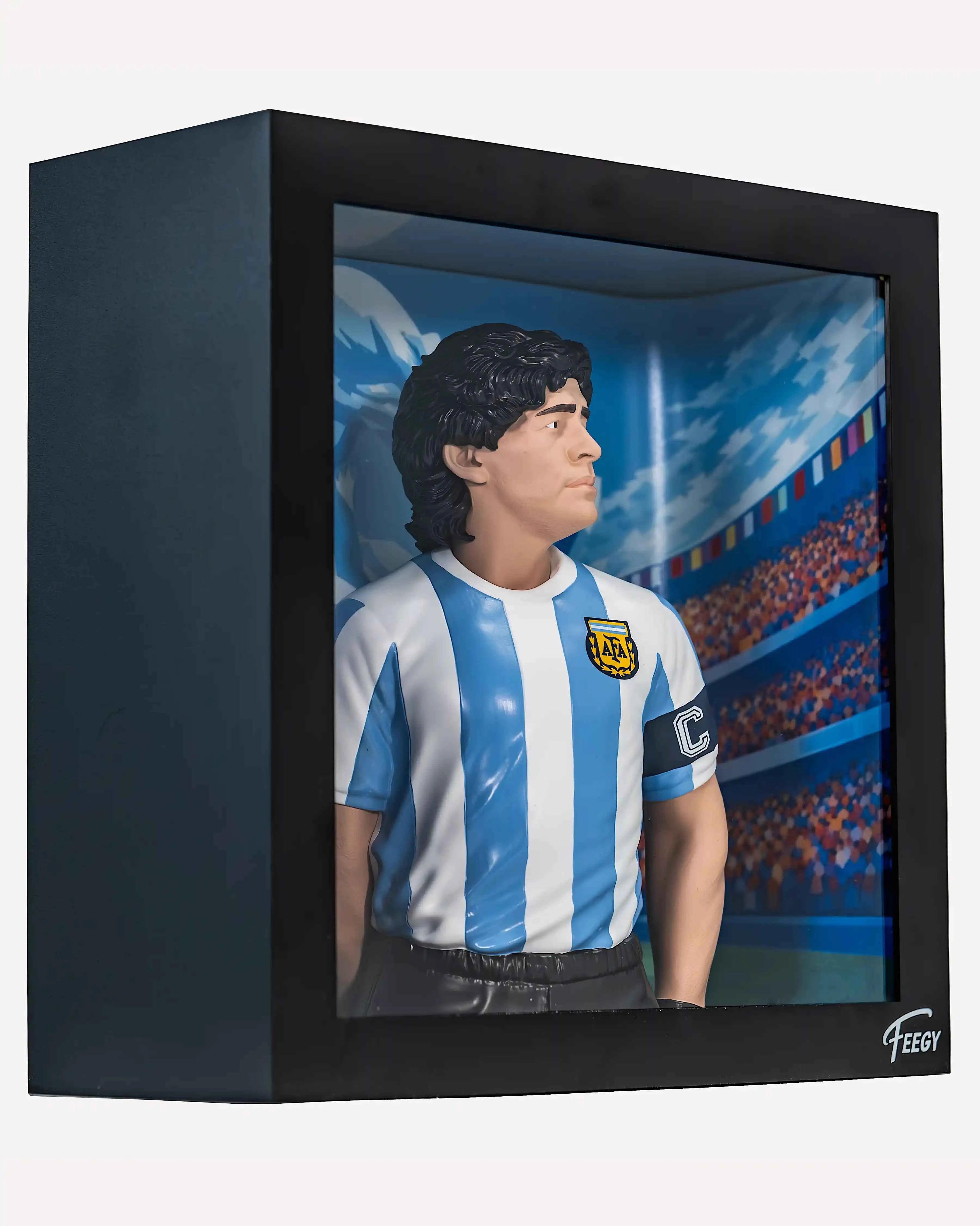 Coffret collector Diego Maradona avec certificat d'authenticité